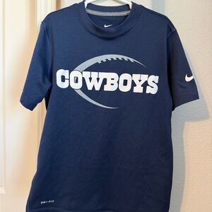 Nike Kids Navy Blue Cowboys Tee